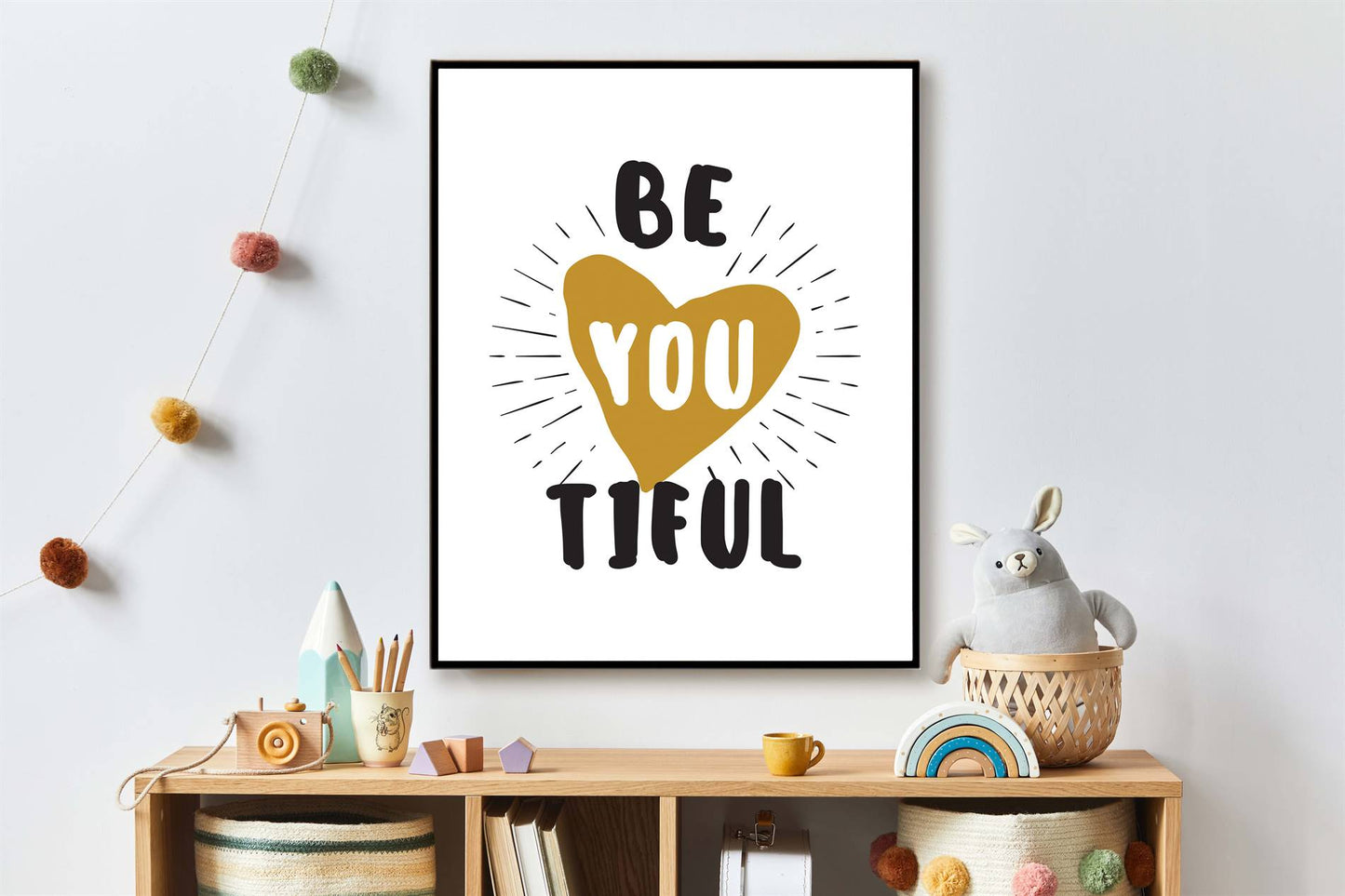 BeYOUtiful beautiful met gouden grote hart - Teksten / Motivatie