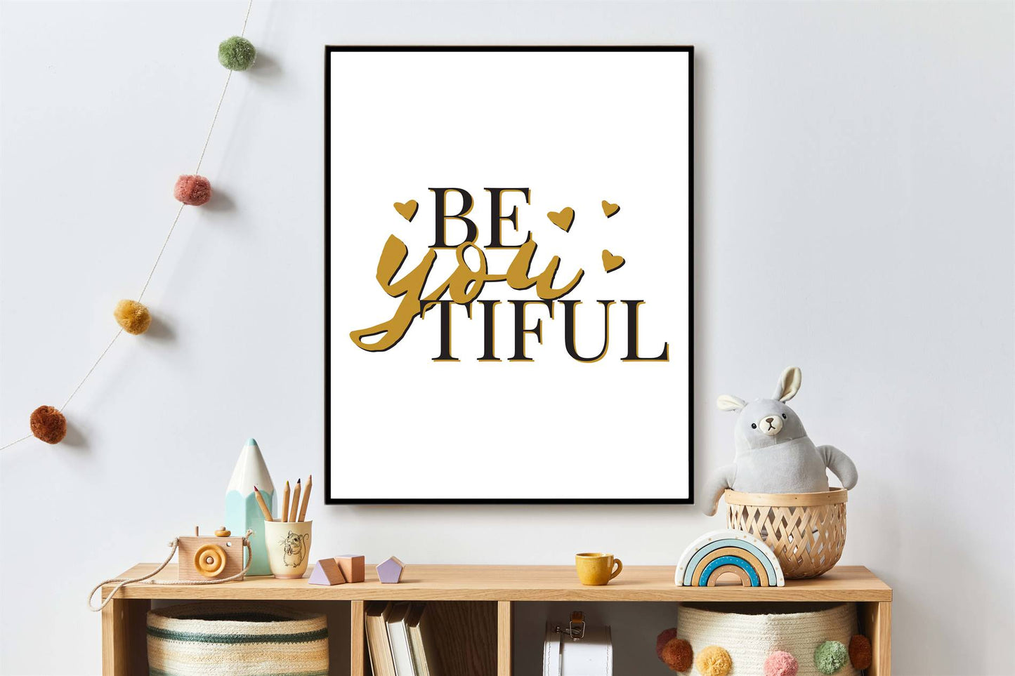 BeYOUtiful / beautiful met gouden hartjes - Teksten / Motivatie